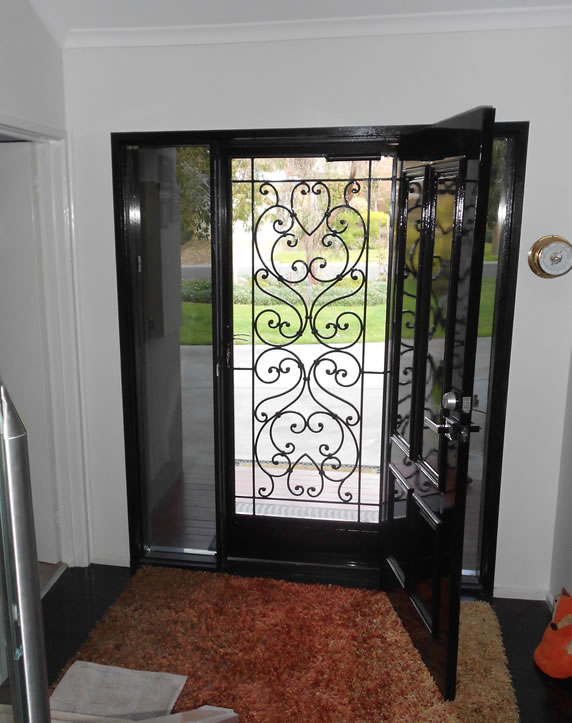 Wrought Iron Security Doors Melbourne Wrought Iron Doors Stylic Doors